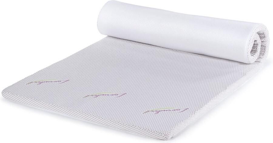 Vitapur Topdekmatras Lavendel Traagschuim Topper Memory Foam 180x200 cm