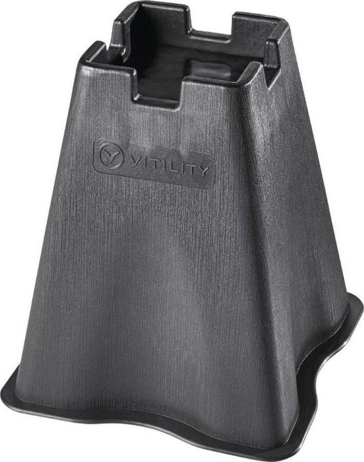 Vitility Meubelverhoger groot Stoelonderdeel Stoelverhoger Tafelverhoger Bedverhoger Zwart