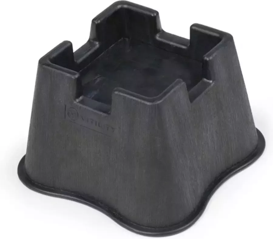 Vitility Meubelverhoger klein Stoelonderdeel Stoelverhoger Tafelverhoger Bedverhoger Zwart - Foto 2