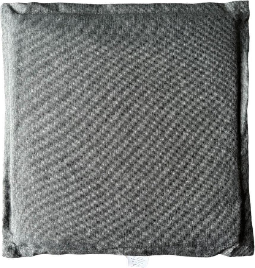 Viva Living Zitkussen Stoel Donker Grijs 40 cm x 40 cm x 2 cm Geschikt voor Binnen en Buiten Waterafstotend Materiaal Kussentje Stoelkussen