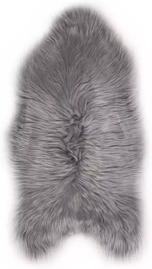 Vivace Vloerkleed Schapenvacht Grijs Brisa Tapijt 110x100 cm (9010806)