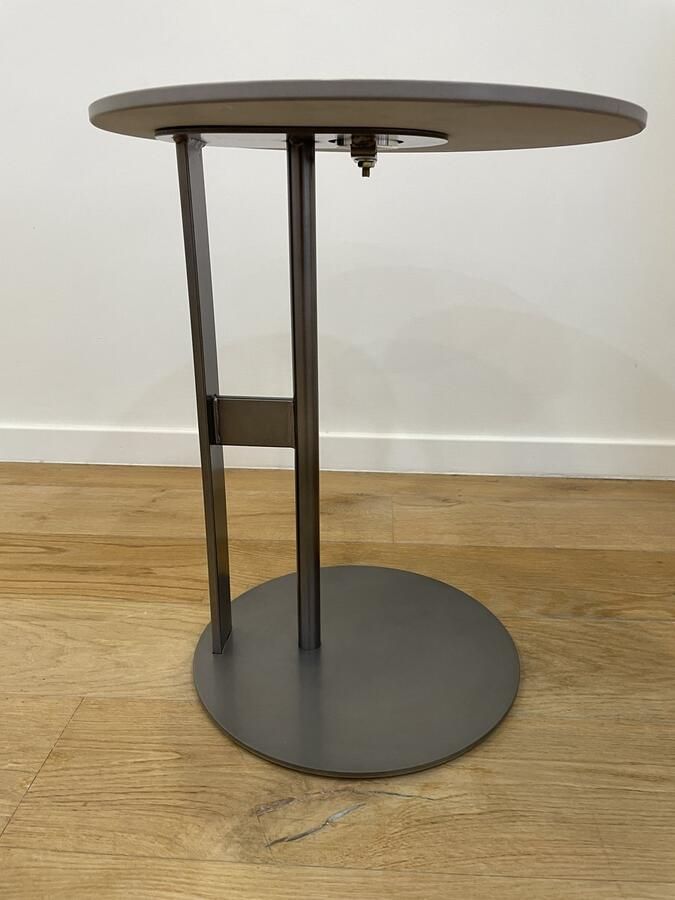 VL Home VLHOME keramiek bijzettafel grijs 45⌀ x 52H Luxe Modern