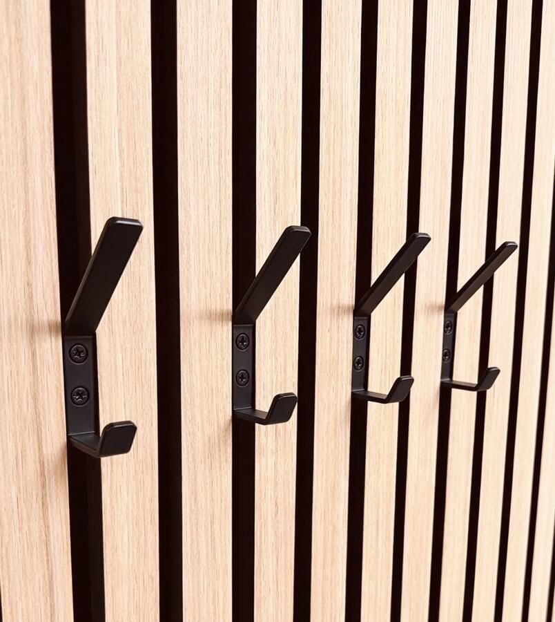 Vleugel Dubbele kapstokhaak voor akoestisch wandpaneel -Akupanel akoestische panelen 15mm Akoestisch paneel- Akoestische wand kapstok Zonder boren 1 stuk Metaal