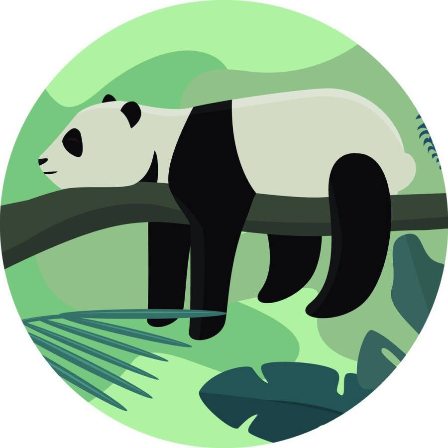 Kinderkamer kleed vinyl rond Cozy Panda 120 cm Rond Breng stijl en comfort in de kinderkamer met het Cozy Panda vinyl kleed. Duurzaam hygiënisch en perfect voor speelmomenten. Upgrade de ruimte van uw kind met dit praktische design!