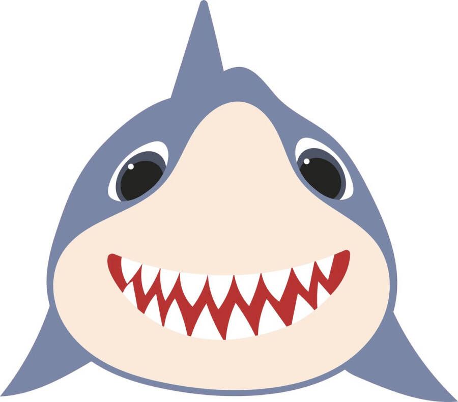 Kinderkamerkleed vinyl Sharkie 150 cm Onze materialen zijn PVC vrij en hygienisch