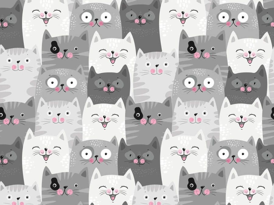 Vloerkledenopvinyl.nl vinyl vloerkleed Kitty 95x145 cm