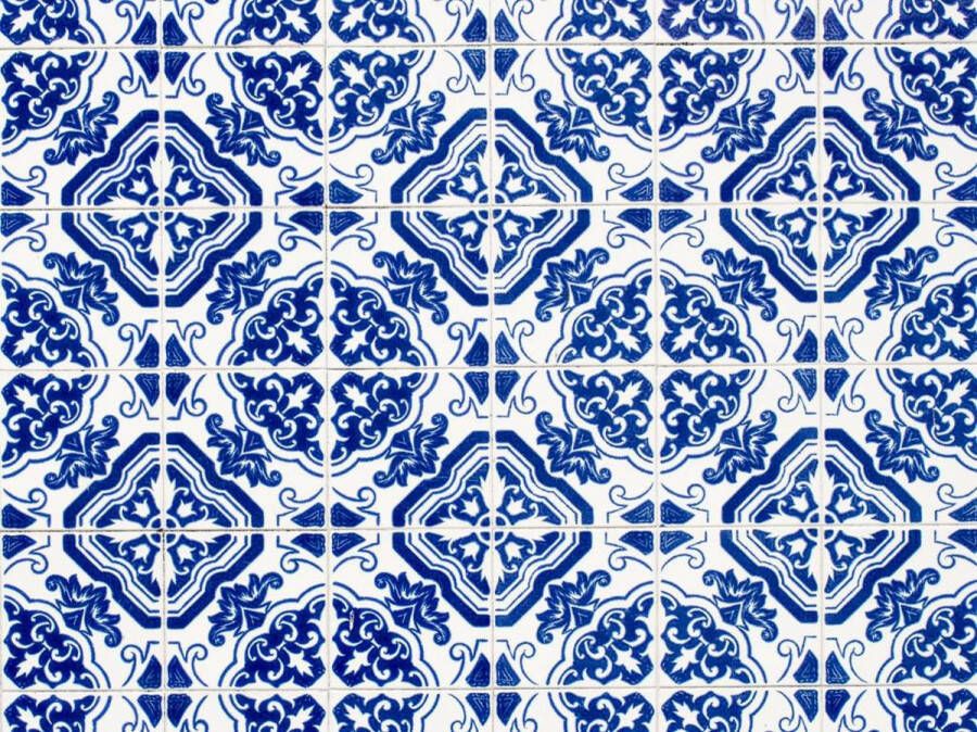 vloerkledenopvinyl Vloerkleed vinyl Blue Lissa 95x145 cm
