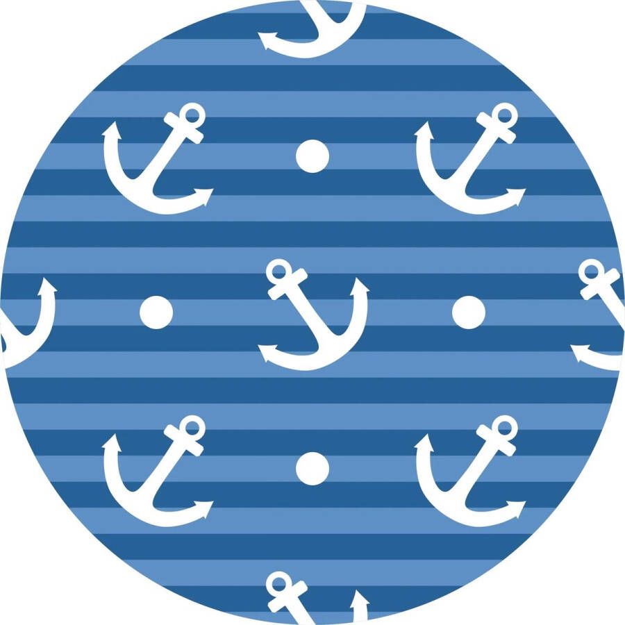 Vloerkleed vinyl rond marine 180 cm Rond Ontdek het Vloerkleed vinyl rond marine: stijlvol duurzaam en gemakkelijk schoon te maken. Perfect voor speel- en kinderkamers. Veilig voor kinderen en milieuvriendelijk!