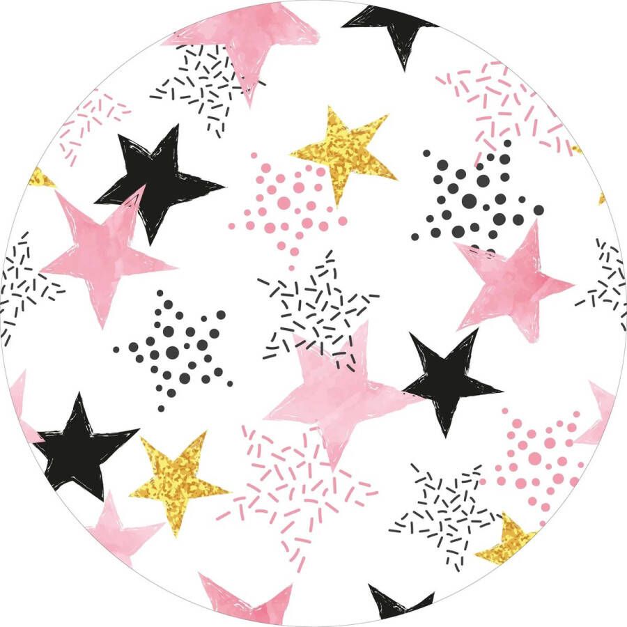 Vloerkledenopvinyl Vloerkleed vinyl rond Shining star 195 cm Rond Onze materialen zijn PVC vrij en hygienisch