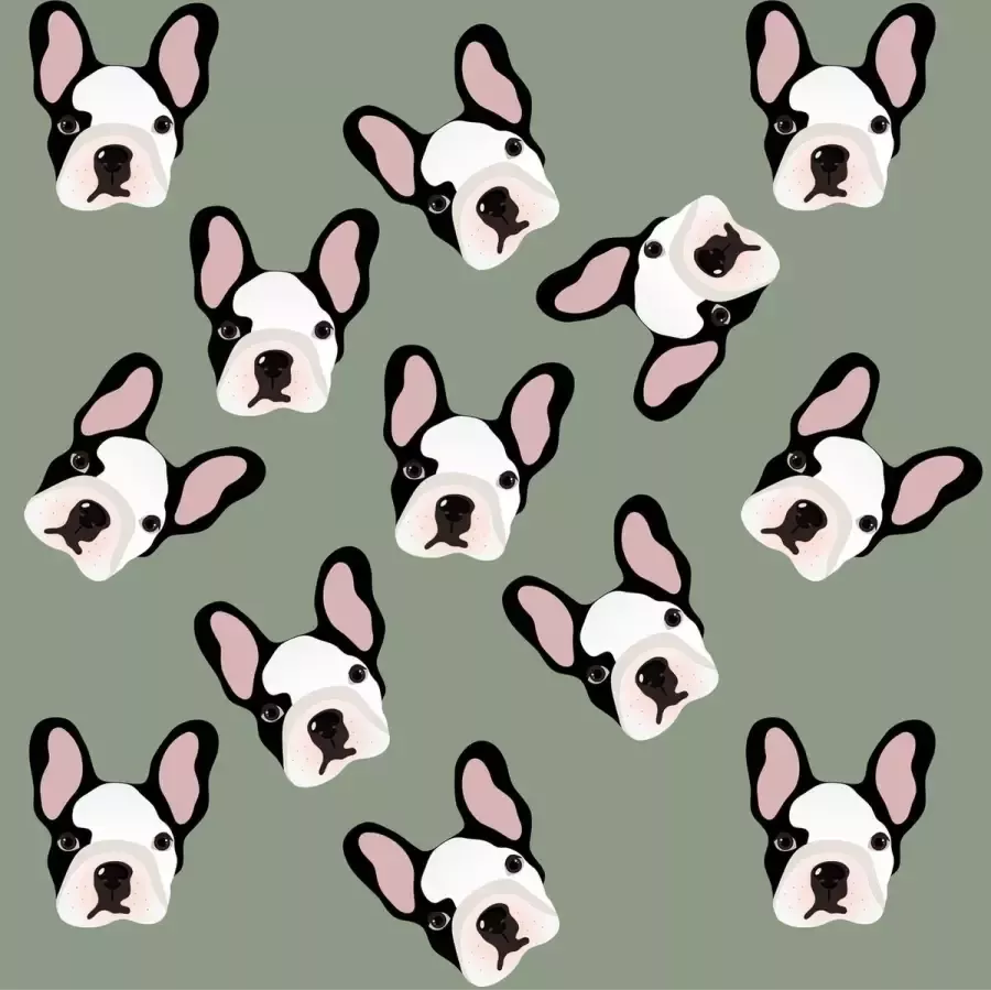 Vloerkledenopvinyl.nl Kinderkamer kleed Hondjes