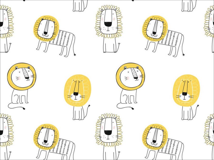 Kinderkamerkleed vinyl | Lion 195x300 cm Onze materialen zijn PVC vrij en hygienisch
