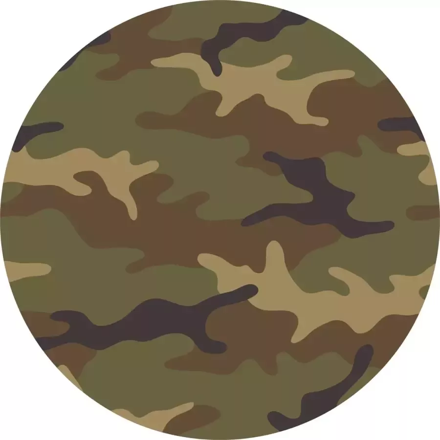 Vloerkledenopvinyl.nl kinderkamerkleed vinyl Camouflage