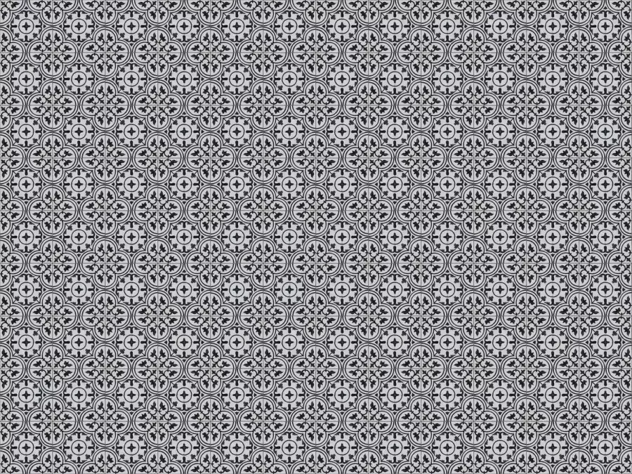 Vloerkledenopvinyl.nl Vloerkleed vinyl Grey mosaic 170x240 cm - Foto 3