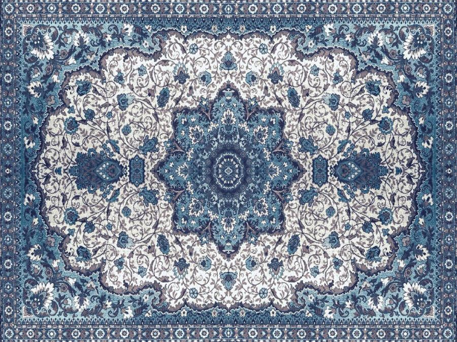 Vloerkleed vinyl Persia blauw 170x170 cm Ontdek het Vloerkleed vinyl Persia blauw: stijlvol duurzaam en hygiënisch. Perfect voor gezinnen die luxe willen zonder in te boeten op gemak. Een slimme keuze voor elk modern interieur!