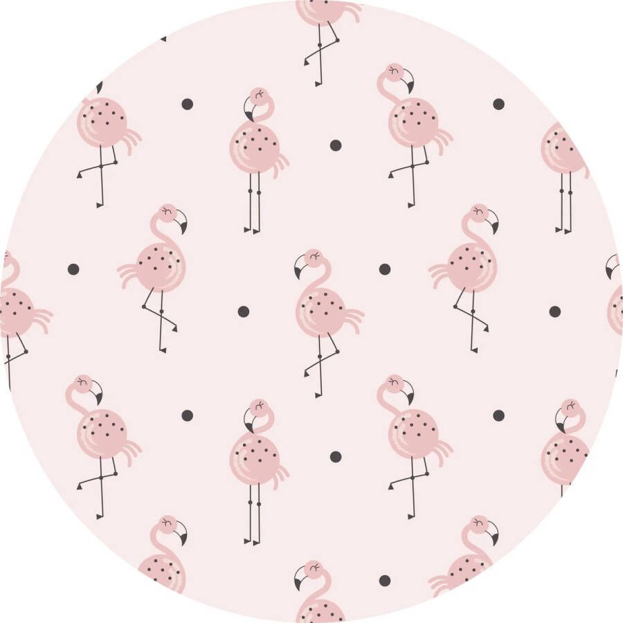 Vloerkleed vinyl rond Flamingo junkie 170 cm Rond Breng stijl en comfort in huis met het ronde vinyl vloerkleed van Flamingo junkie. Eco-vriendelijk hygiënisch en perfect voor drukke gezinnen. Ontdek de veelzijdigheid nu!