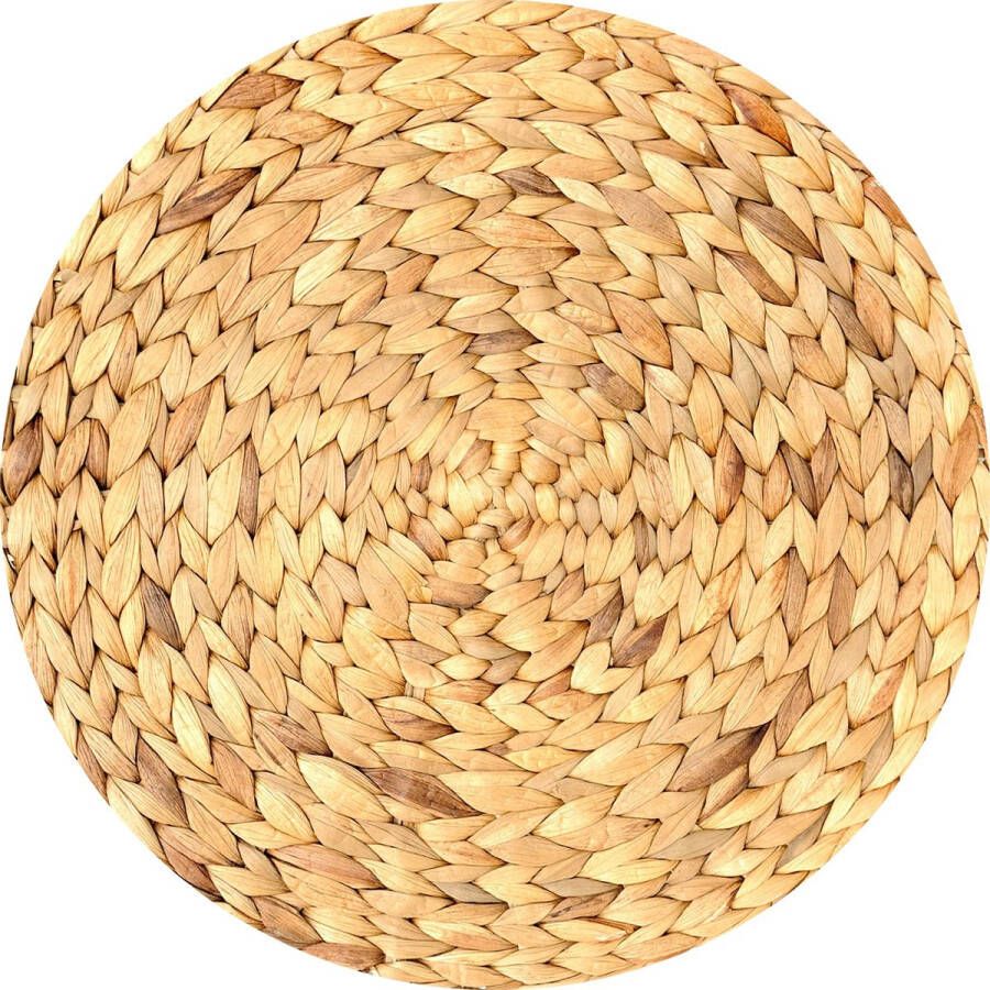 Vloerkledenopvinyl.nl Vloerkleed vinyl rond sisal 150 cm Rond