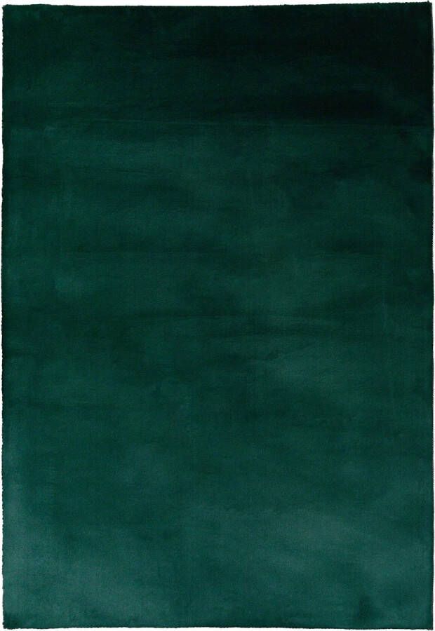 Vloerkleedgigant Loper Zacht Fluffy Vloerkleed Hoogpolig Groen 80x150 cm
