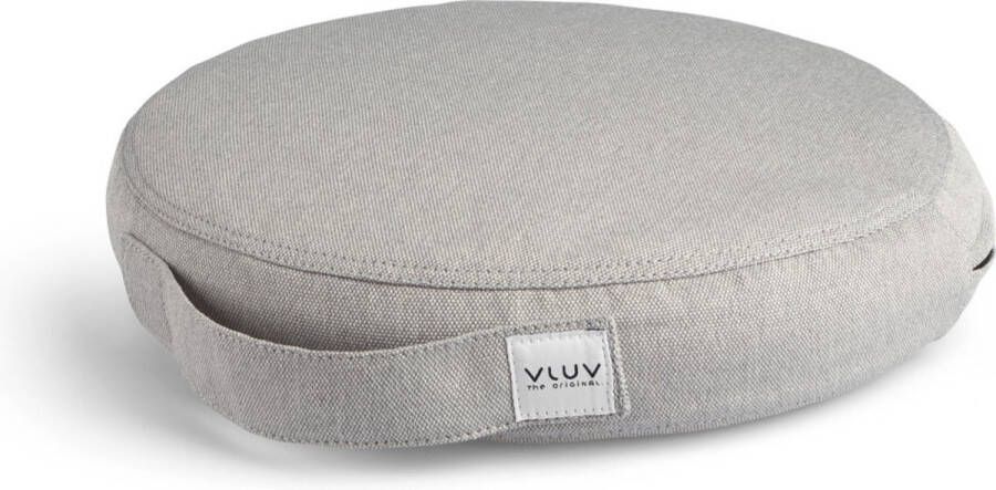 Vluv PIL&PED LEIV balanskussen 40 cm stabiliserende wiebelkussen The Original ergonomisch comfortabel Silver grey