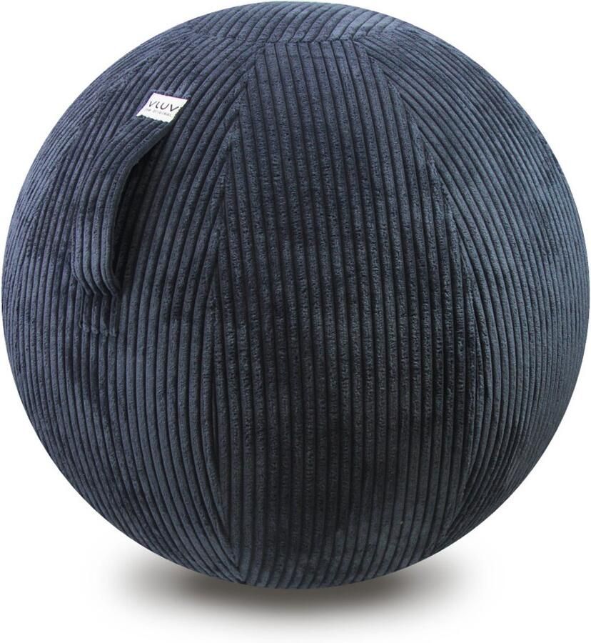 Vluv VLIP BOL zitbal ergonomisch voor kinderen zacht & comfortabele stof 50-55cm Navy