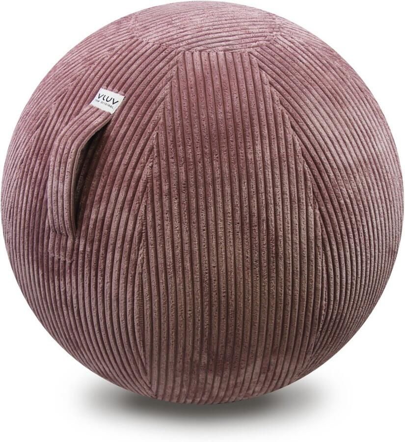 Vluv VLIP BOL zitbal ergonomisch voor kinderen zacht & comfortabele stof 50-55cm Rosewood