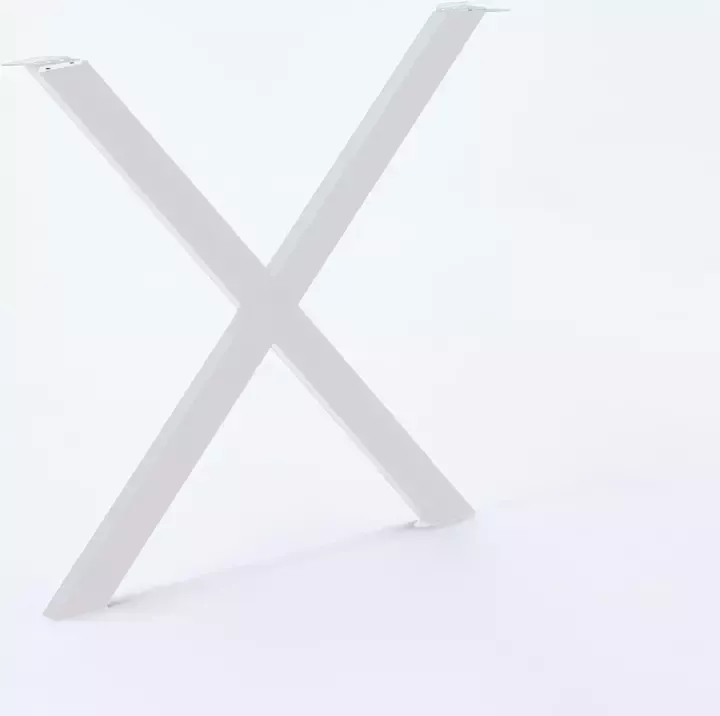 Vntr Set X tafelpoten meubelpoten (2 stuks) 40 cm hoog kleur mat wit