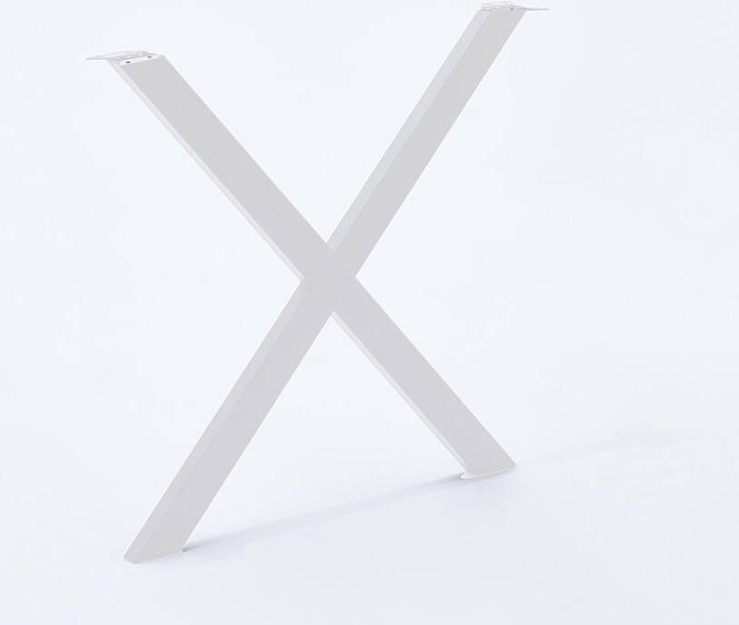 vntr Set X tafelpoten meubelpoten (2 stuks)Mat wit40 cm x 39 cm