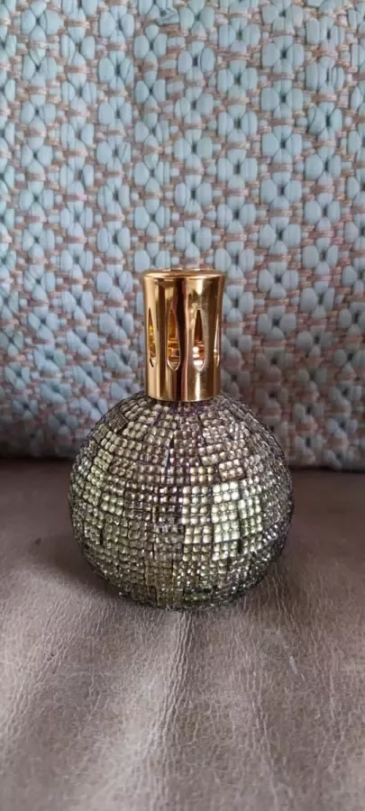 Vogel Frei Fragrance Geurlamp- Catalytic Lamp glass with rhinestones Gold