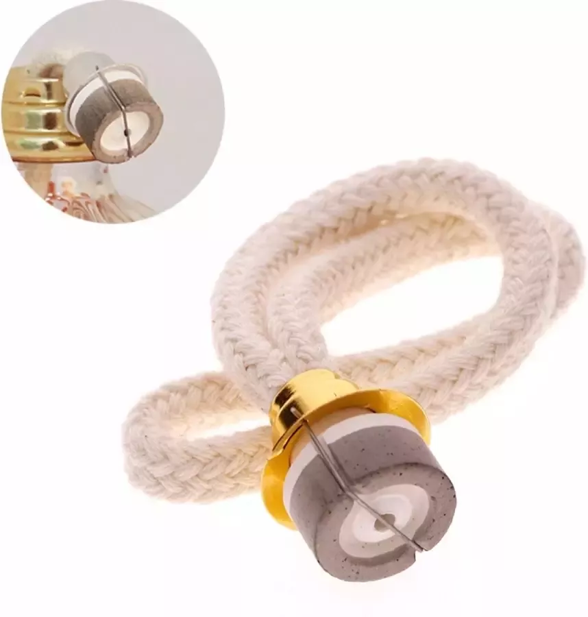 Vogel Frei konert Lont met steen -Goud Replacement Wicker and Stone Voor Catalytic Geur Lamp Lampe Berger voor LampAir Ashleigh & Burwood en Millefiori enz