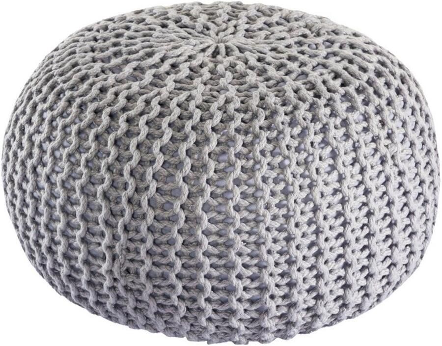 Voglrieder Outdoor Poef Ø55cm Grijs – Waterdichte Zitzak Stoel – Voor Terras Tuin & Zwembad –