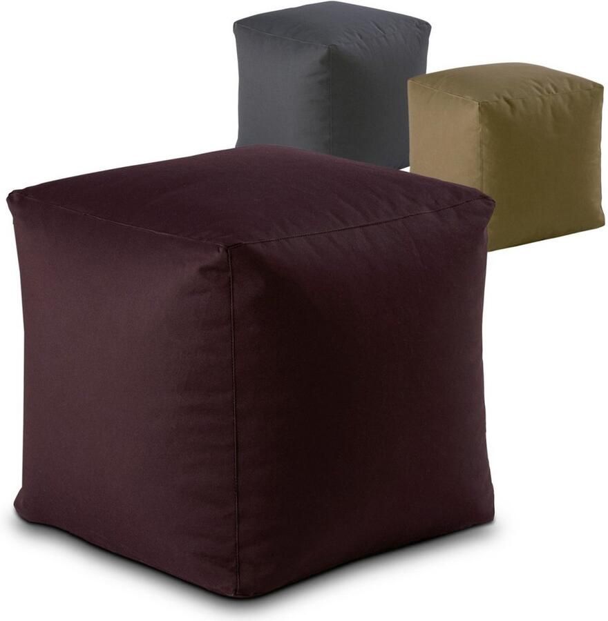 Voglrieder Vierkante Waterdichte Poef Voetsteun – 45x45x45 cm Nylon Voor Binnen & Buiten