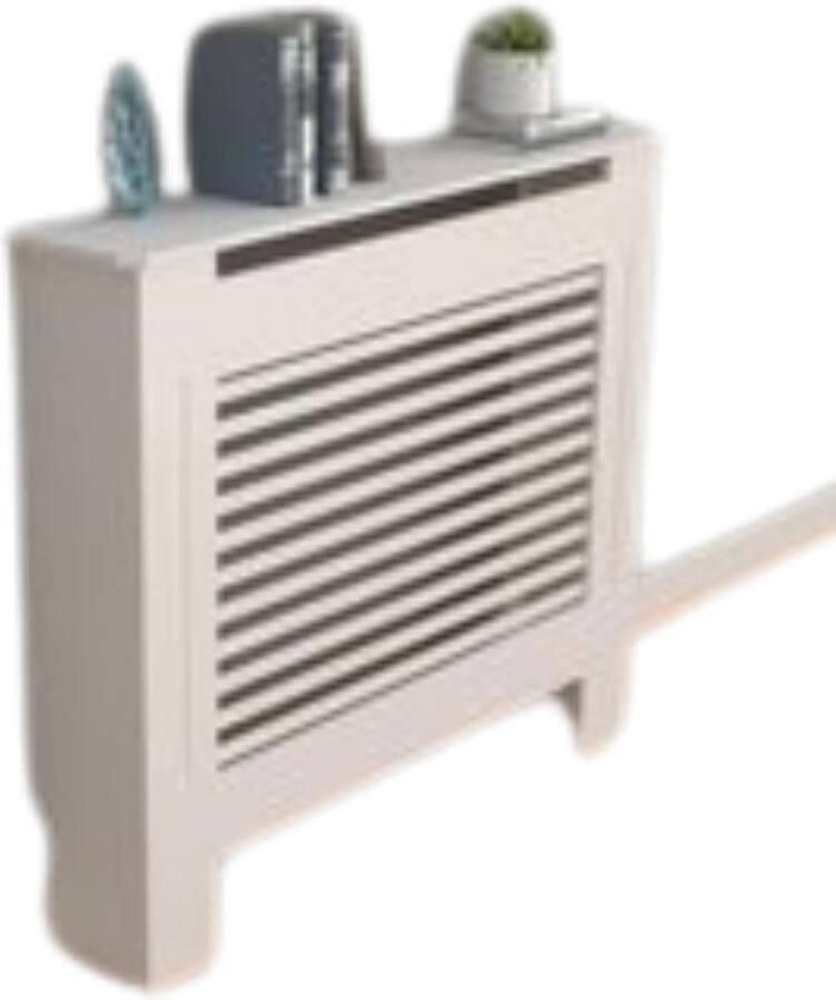VORLOU Radiatorafdekking Wit modern geschilderde MDF-kast