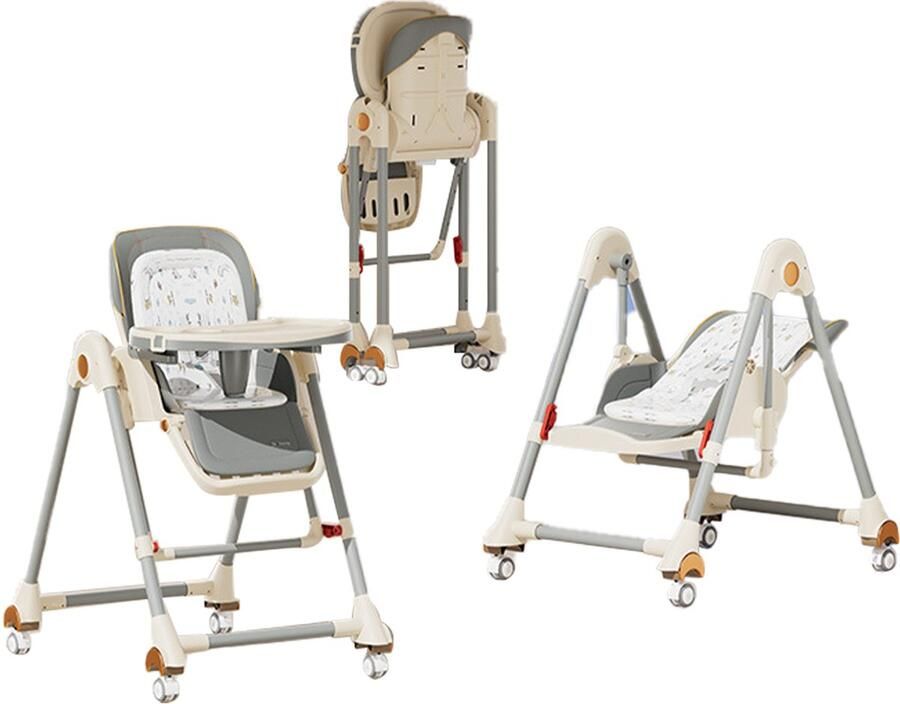 VRODNSD Baby eetstoel 15KG dragende moeder kinder babystoel zitplaats en pasgeboren zitplaats baby hoge stoel voor voeding voedsel kinder eetstoel voor eten kan zitten liggen zitten schuilstoel hoog en laag verstelbaar
