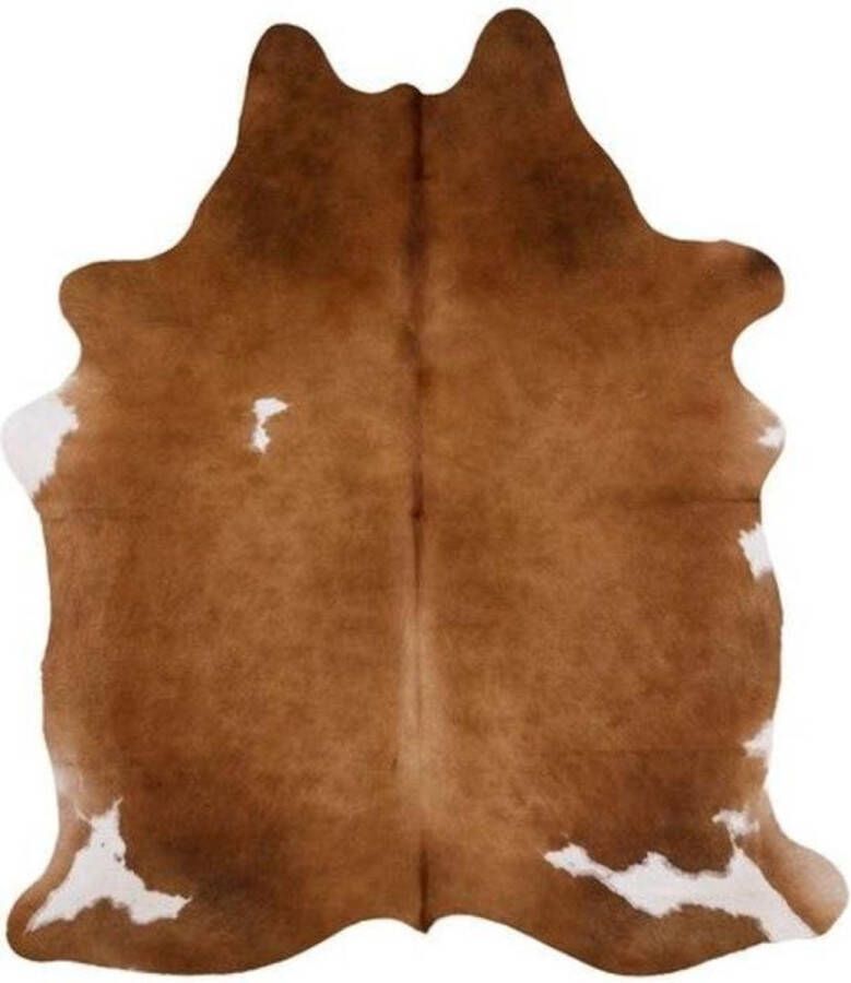 Vtw Living Koeienhuid Echt Vloerkleed Dierenhuid Mat Landelijk Vacht Woondecoratie Hoge kwaliteit Premium 180 x 220 cm - Foto 1
