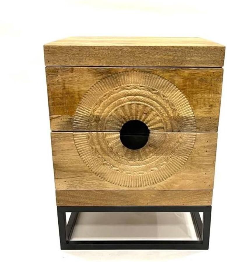 Vtw Living Nachtkastje Slaapkamer Nachtkastjes Nachtkast Nachtkastjes Industrieel Modern Kast 45 x 40 x 60 cm