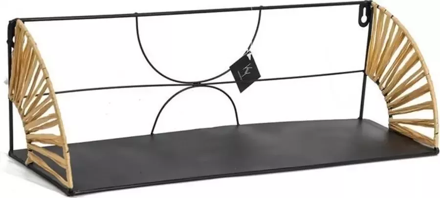 Vtw Living Wandrek van metaal Wandrek Metaal Rotan 76 cm breed