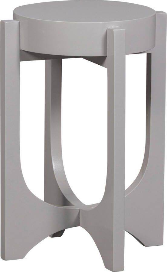 Vtwonen Hold Up Bijzettafel Mangohout Warm Grijs 51x35x35 - Foto 2