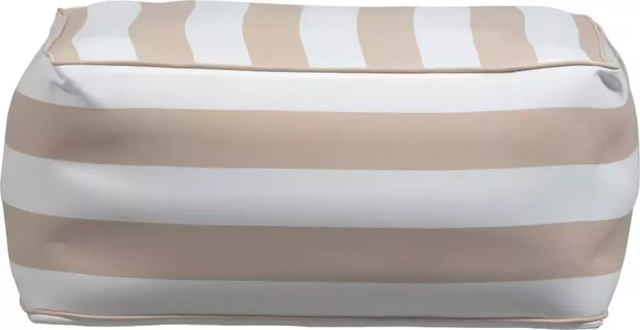Vtwonen Opblaasbare buitenpoef Sit On Air- Polyester Zand Wit Set van 2 - Foto 2