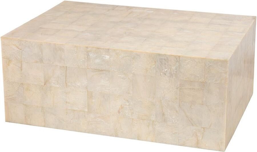 Vtwonen Bijzettafel Tafeltje Koffietafel Meerkleurig Meubel Hars 42x60x24cm