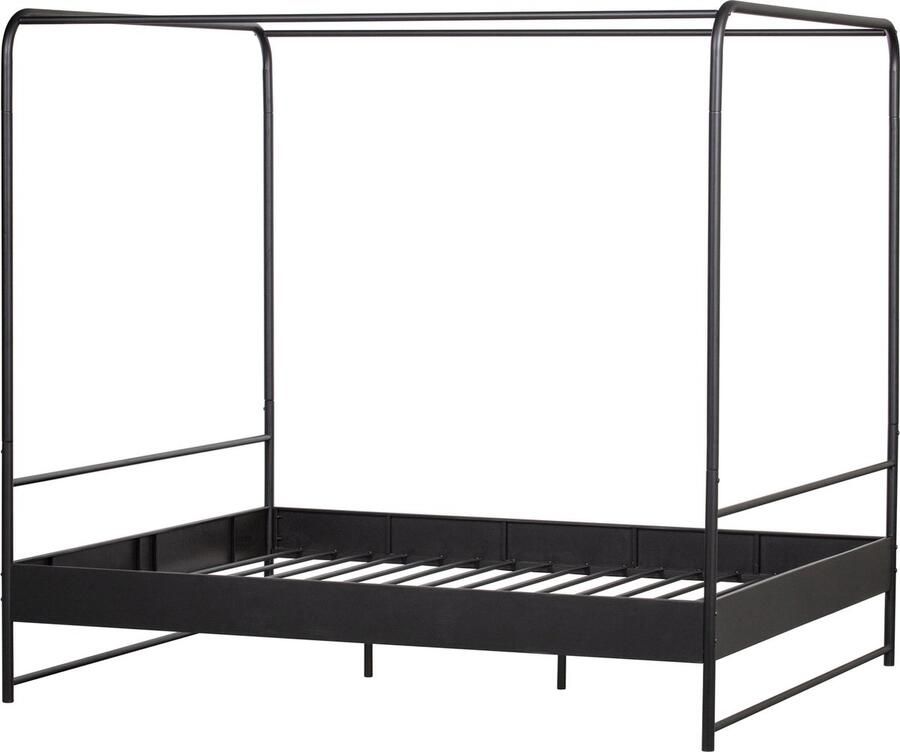 Vtwonen Bunk Hemelbed Metaal Zwart 190x205x165 - Foto 2