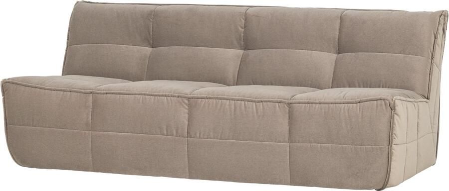 Vtwonen Cluster 3-Zits Bank Velvet Warm Taupe 81x204x91