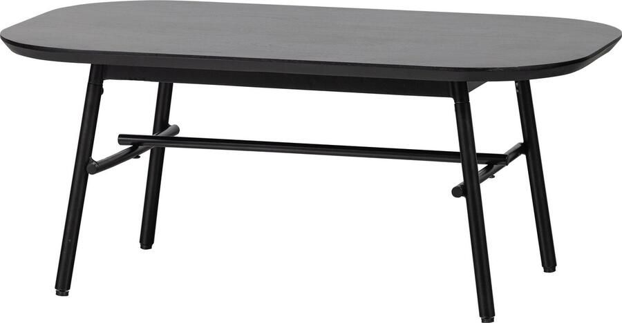 Vtwonen Salontafel Elegance Mangohout en Metaal 100 x 60cm Zwart - Foto 4