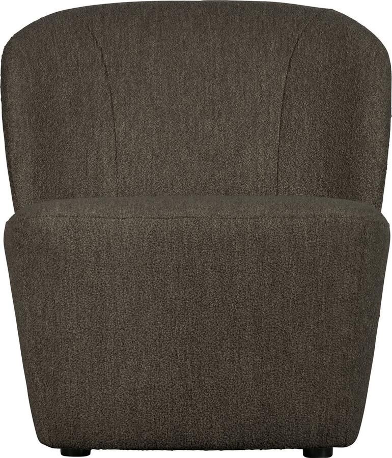 Vtwonen Lofty Fauteuil Polyester Bruin 75x68x72