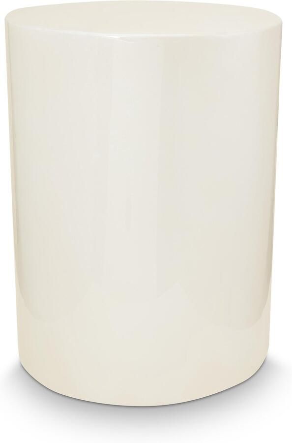 Vtwonen Bijzettafel Tafeltje Rond Koffietafel Parelmoer Meubel Metaal 35x45cm