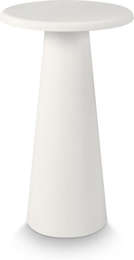 Vtwonen Bijzettafel Woonaccessoires Wit tafeltje Metaal 33x57cm