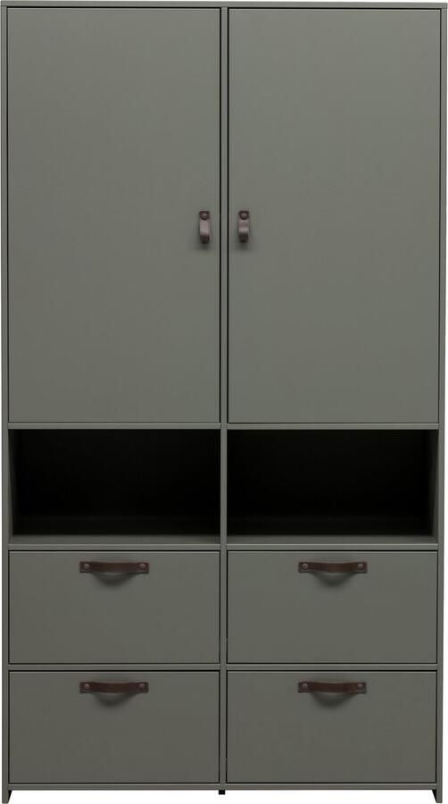 Vtwonen Vt Wonen Kledingkast Stage Groen Hout Groen 185x103x40cm (HxBxD) - Foto 2