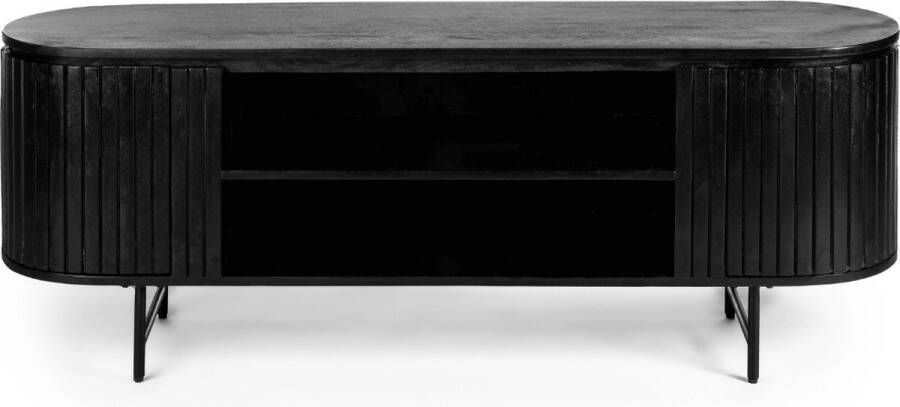 Vurna Beli tv-meubel 155cm zwart - Foto 2