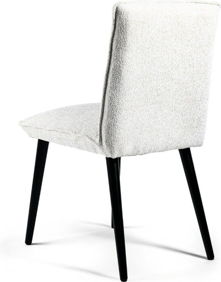 Vurna Malo eetkamerstoel heaven stof naturel (Set van 2)