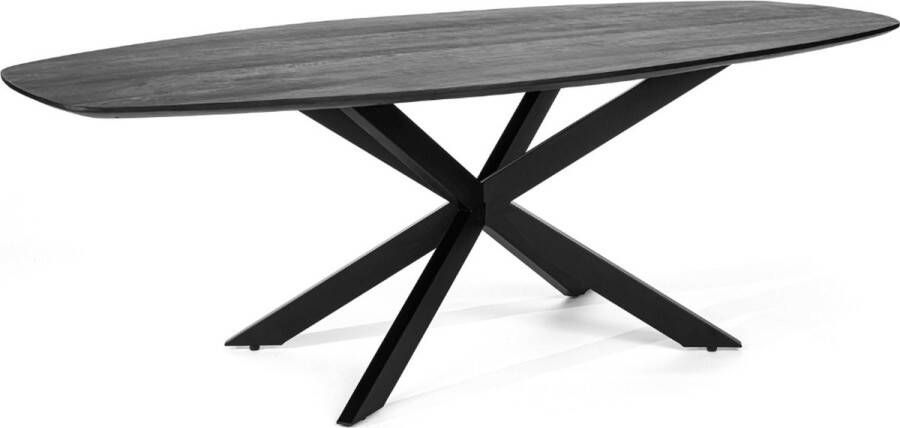 Vurna Muri eettafel ovaal 230x110 zwart - Foto 2