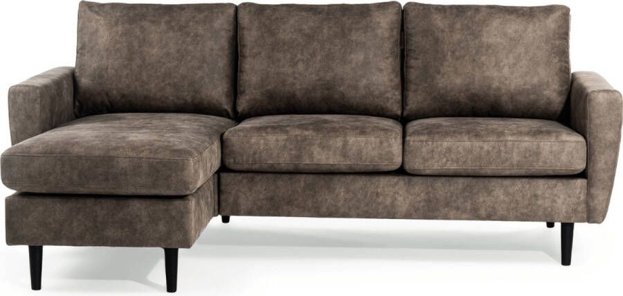 Vurna Sofien 3-zitsbank stof links|rechts taupe