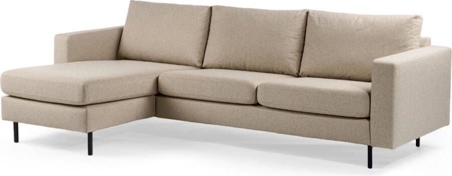 Vurna Sollin 3-zitsbank stof links|rechts beige